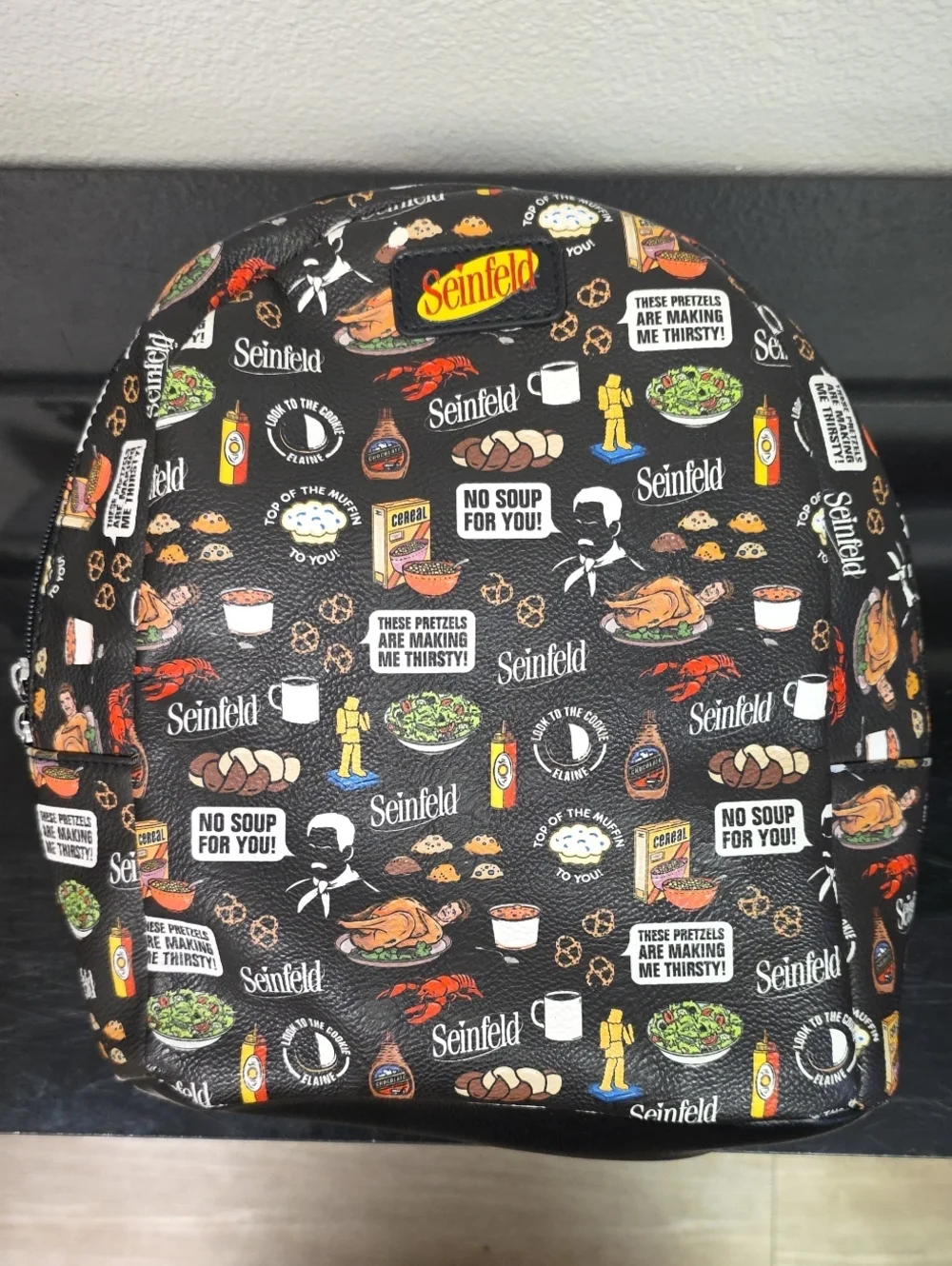 Loungefly Seinfeld Food Icons Mini Backpack